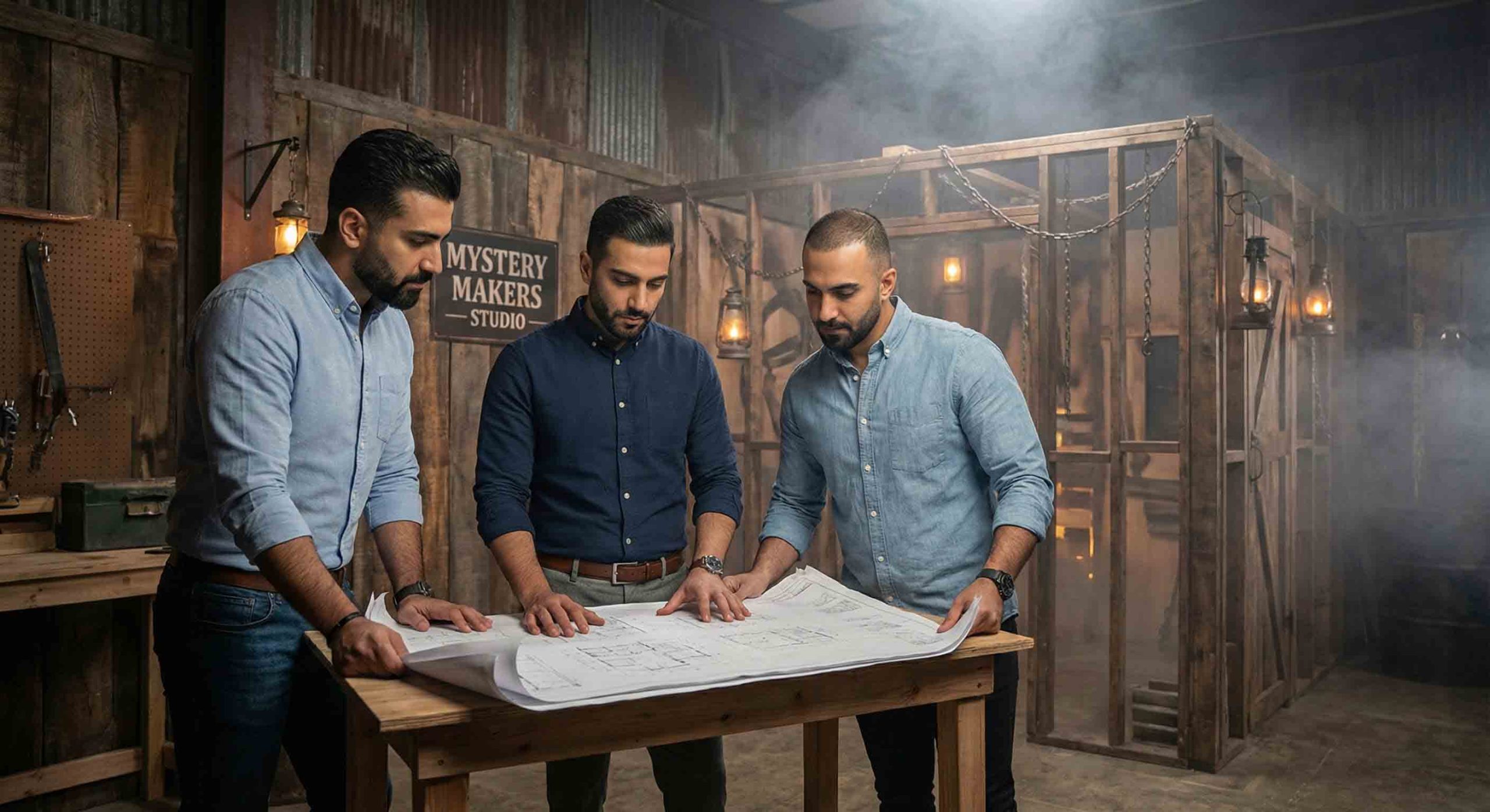 مراحل طراحی و ساخت اتاق فرار توسط تیم متخصص