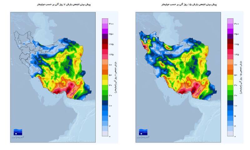 موج بعدی بارش‌ها از راه می‌رسد+ نقشه