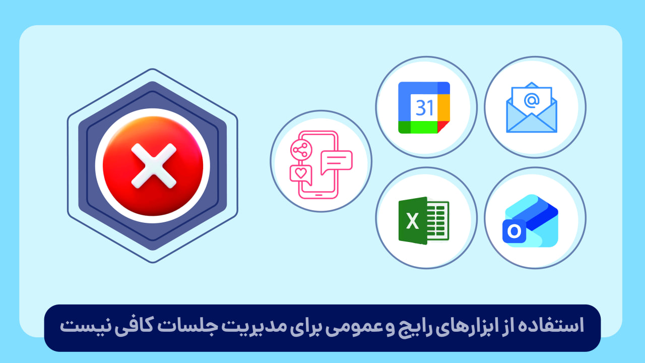 چطور جلسات را مدیریت کنیم؟ وجود چه امکانات دیگری میتواند کیفیت جلسات را در سازمان ما بهبود بخشد؟