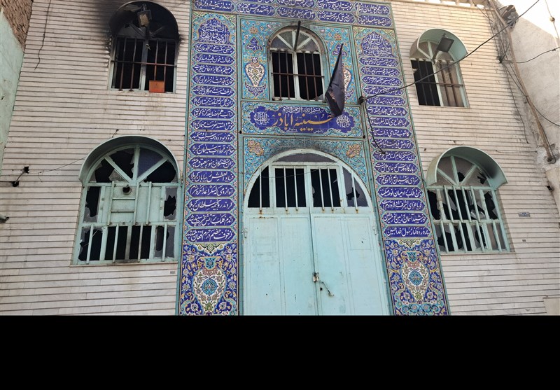 آشوبگران در خوزستان ‌امامزاده، حسینیه و مواکب را به آتش کشیدند+فیلم