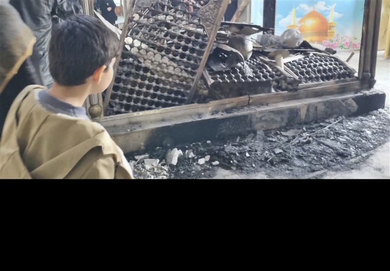 آشوبگران در خوزستان ‌امامزاده، حسینیه و مواکب را به آتش کشیدند+فیلم