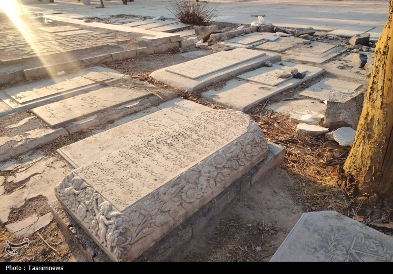 آنچه در آرامستان ابن‌بابویه گذشت|از حذف سنگ‌های تاریخی تا واکنش میراث