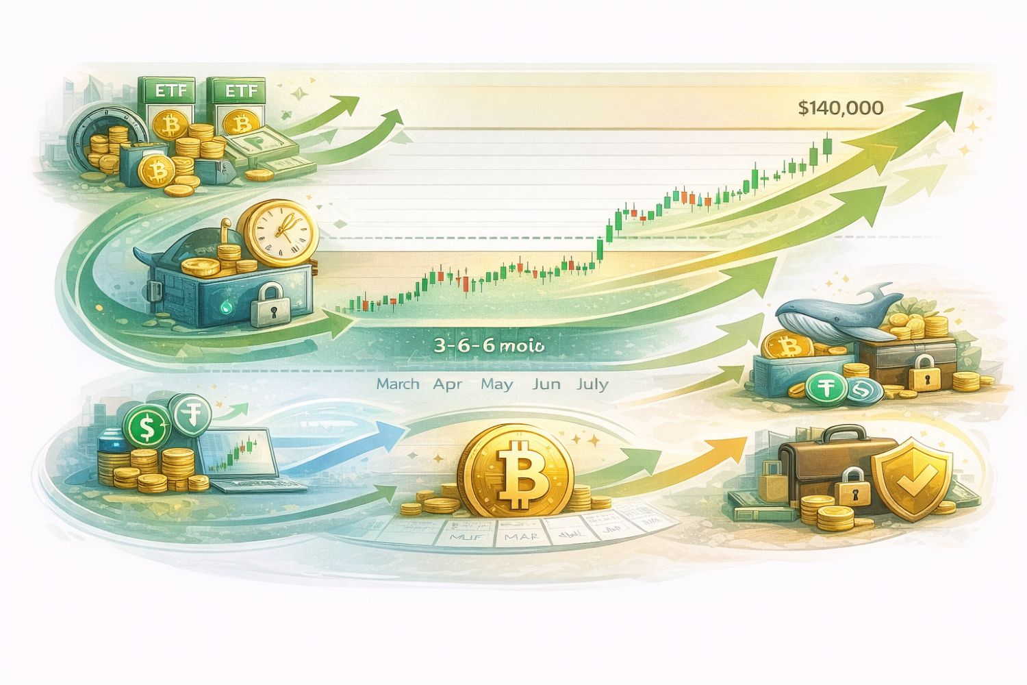 چگونه ریسک سرمایه‌گذاری در بیت‌کوین را در نیمه اول ۲۰۲۶ کنترل کنیم؟