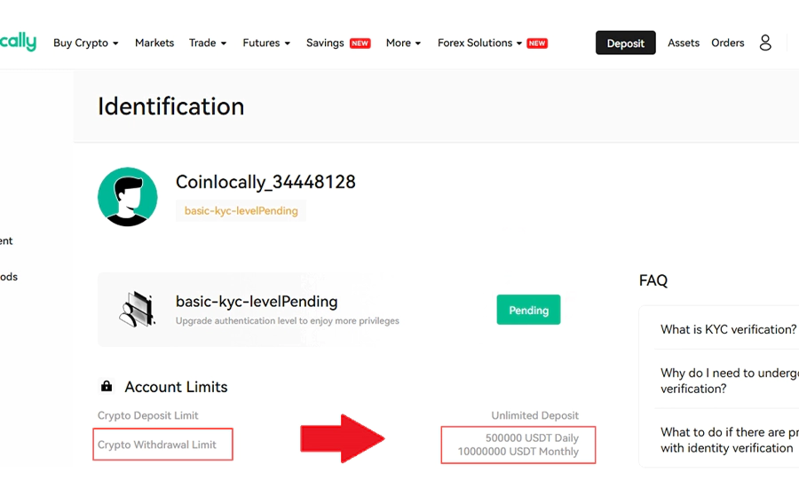 سقف برداشت از کوین لوکالی