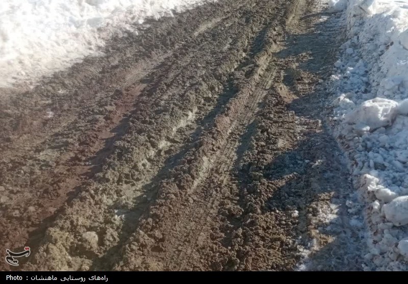 زمستان سخت روستاهای ماهنشان! وضعیت راه ها , زندگی روستایی ,