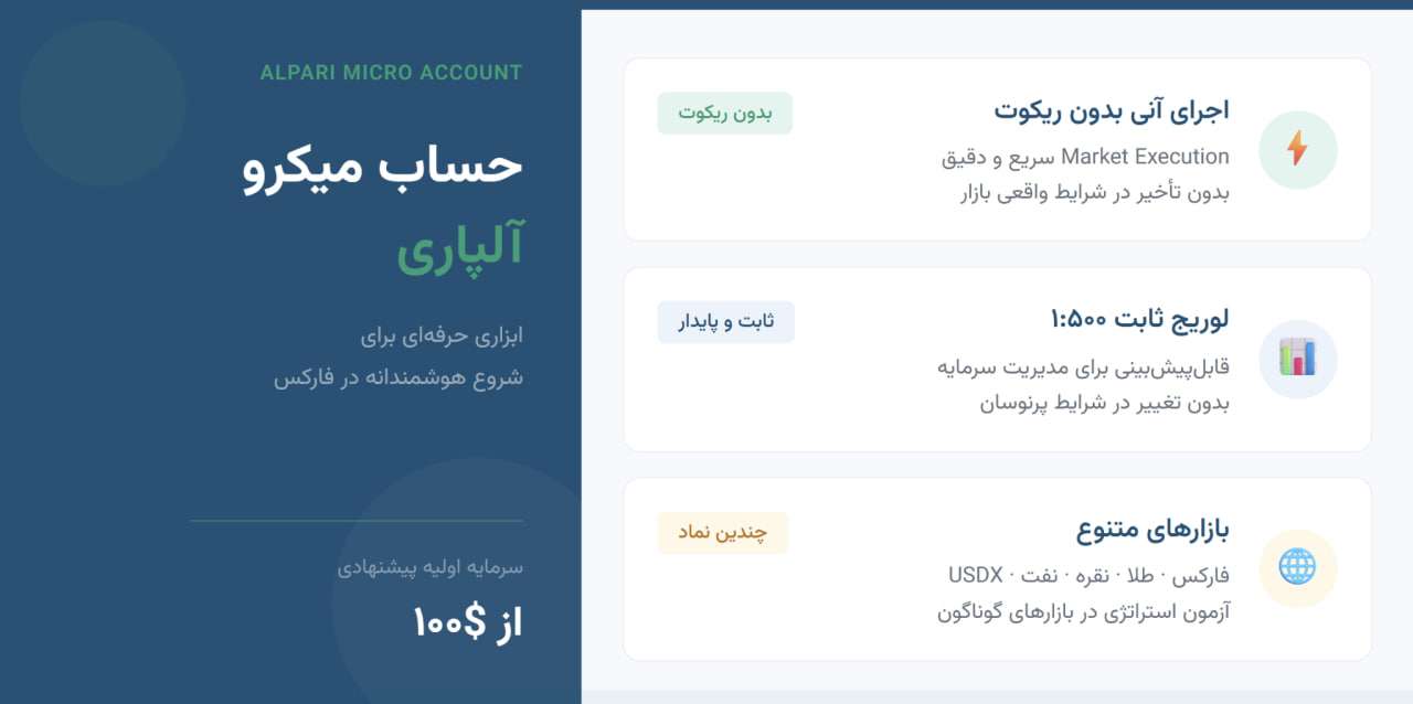 حساب میکرو آلپاری؛ ابزاری فراتر از یک حساب سنتی کوچک