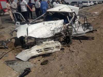 ترمز بریدن این ماشین مرگبار شد / جزییات حادثه در ابتدای جاده فرودگاه امام خمینی