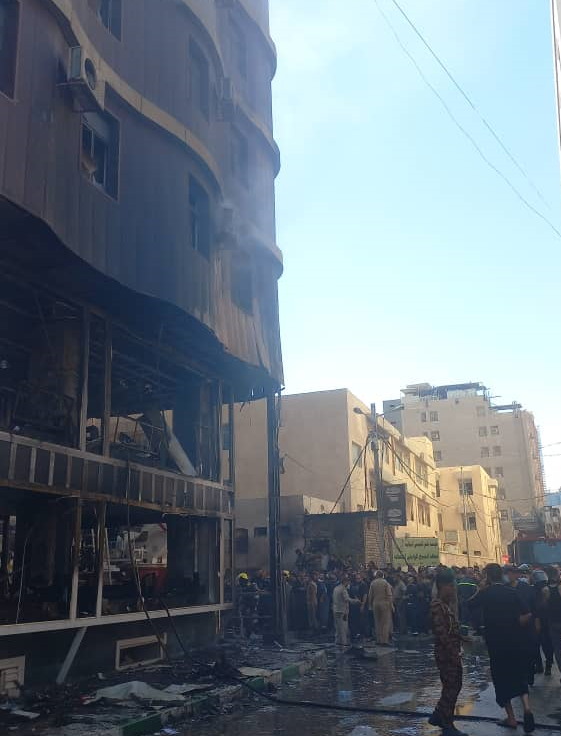 جزییات آتش‌سوزی در هتل‌ زائران ایرانی در نجف