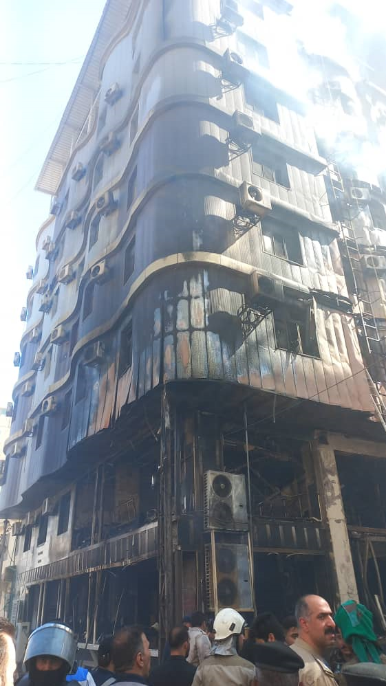 جزییات آتش‌سوزی در هتل‌ زائران ایرانی در نجف