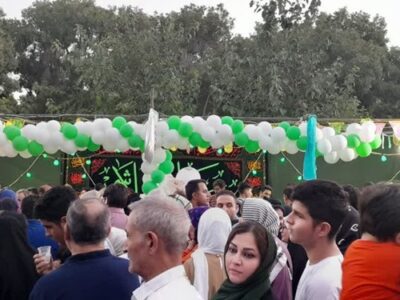 جشن بزرگ ۲ کیلومتری غدیر در اسلامشهر برگزار شد