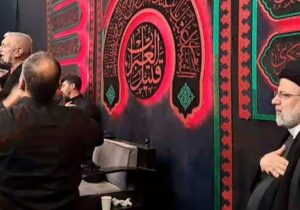 حضور رئیس‌ جمهور در مراسم تاسوعای حسینی مسجد ارک + فیلم