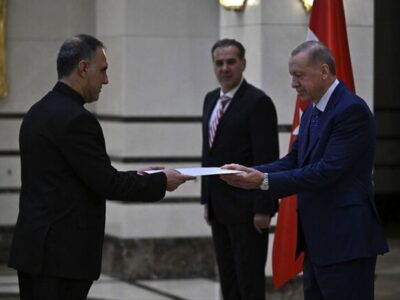 دیدار سفیر جدید ایران در ترکیه با اردوغان