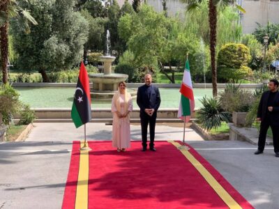 دیدار وزرای خارجی ایران و لیبی