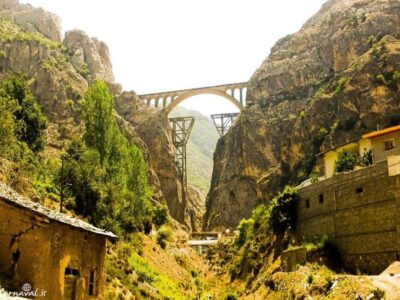 پل تاریخی ورسک را این موقع از شب دیده بودید؟ + عکس