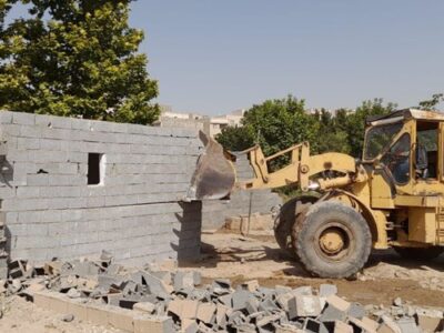 ۴۰ فقره ساخت‌وساز‌ غیرمجاز در اراضی کشاورزی خاوران تخریب شد