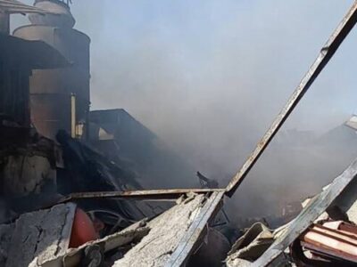 آتش سوزی ۴ باب سوله صنعتی در اسلامشهر