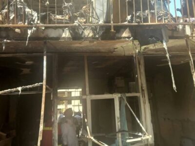 انفجار ساختمانی ۲ طبقه در یافت آباد
