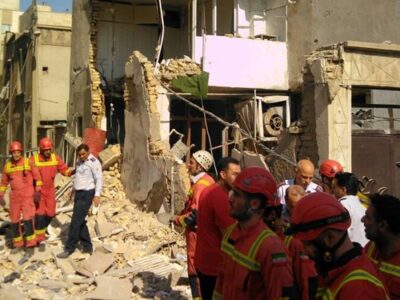 انفجار شدید یک ساختمان در جوانمرد قصاب؛ تاکنون ۱۶ مصدوم و یک فوتی+ عکس و فیلم