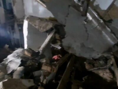 انفجار و ریزش ساختمانی در ملارد + فیلم
