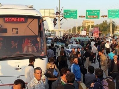 جابجایی بیش از ۴۷ هزار زائر اربعین از مبدا استان تهران به مرزها