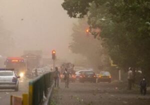 پیش‌بینی وزش باد در تهران