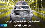 اندازه زیان خودروسازان ایرانی در اشل جهانی