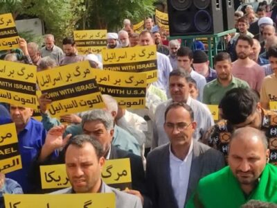 راهپیمایی دفاع از مردم فلسطین در دشت ورامین برگزار شد
