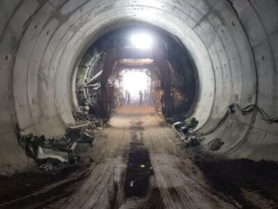 اتمام عملیات حفاری تونل مترو جنوب غرب استان تهران