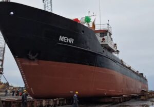 راه اندازی کشتی کانتینری در مازندران