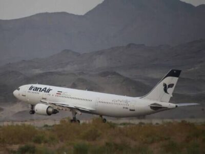 فرود پرواز تهران-زابل در فرودگاه کرمان
