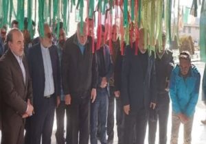 مزار شهدای گمنام فیروزکوه با حضور وزیر کشور گلباران شد