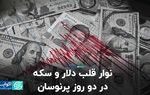 نوار قلب دلار و سکه در دو روز پرنوسان