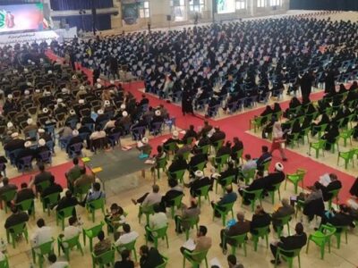 گردهمایی ۴۵۰۰ نفری ائمه جماعت و فرماندهان بسیج تهران