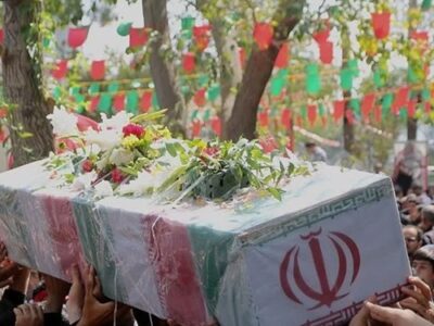 پیکرهای مطهر ۳ شهید مدافع حرم در منطقه ۵ تهران تشییع می‌شود