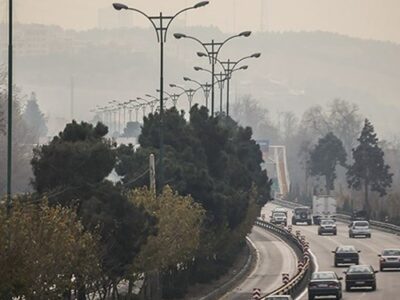آلودگی هوا در۶ شهر تهران قرمز است