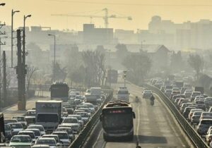 کاهش کیفیت هوای تهران از یک‌شنبه