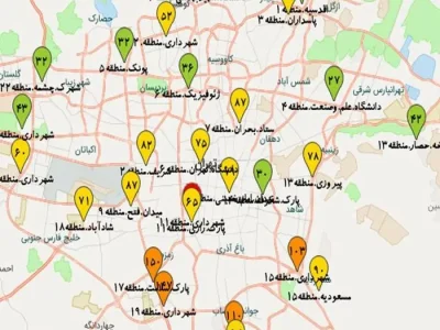 در این مناطق تهران هوای پاک تنفس کنید | تنفس در ۱۲ منطقه خطرناک است