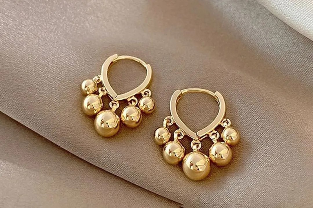 گوشواره طلا بدون نگین