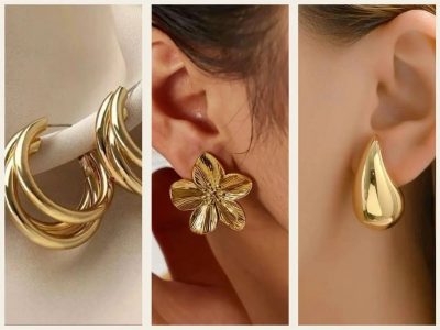 گوشواره طلا زنانه با نگین یا بدون نگین، کدام بهتر است؟