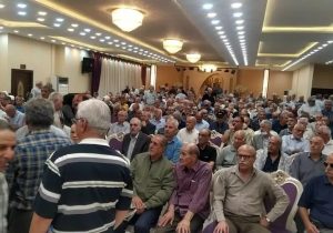 اعتراض بازنشستگان ارتش مقابل کانون‌های بازنشستگی