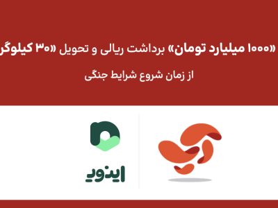 تحویل بیش از ۳۰ کیلوگرم طلا و ۱۰۰۰ میلیارد تومان برداشت ریالی به کاربران اپلیکیشن آپ، از شروع شرایط جنگی