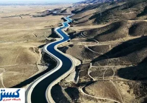 آب دریای خزر و خلیج فارس به فلات مرکزی می‌رود