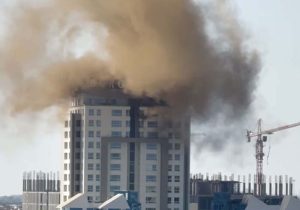 آتش‌سوزی هتل‌ کوروش کیش مهار شد