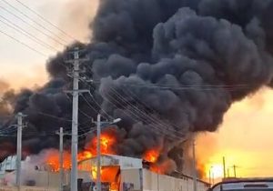 آتشسوزیِ شهرک صنعتی یزد مهار شد