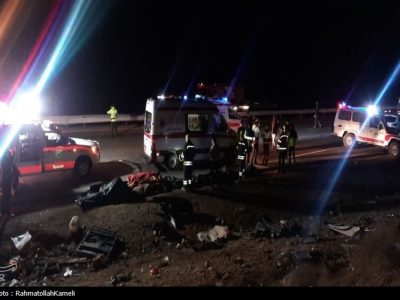 اسامی مصدومان حادثه واژگونی اتوبوس در محور اصفهان- نطنز اعلام شد