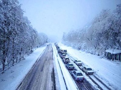 باران و برف گستره وسیعی از جادههای کشور را در بر گرفت