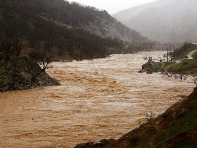 بارش بیش از ۱۴۰ میلی متر باران در کیش