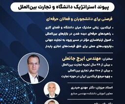 برگزاری رویداد “پیوند استراتژیک دانشگاه و تجارت بین‌الملل” در دانشگاه علم و صنعت ایران