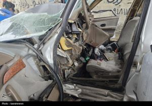 تصادف خودروی معلمان در کوهدشت با یک کشته و ۴ مصدوم