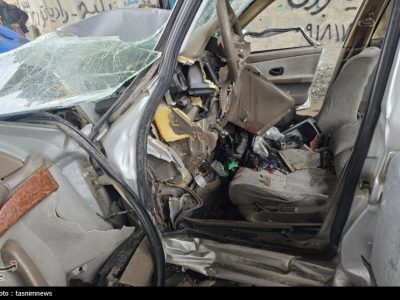 تصادف خودروی معلمان در کوهدشت با یک کشته و ۴ مصدوم